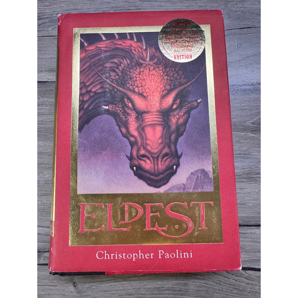Eldest Christopher Paolini Limited Edition Hardcover Book 2 Inheritance Poster
